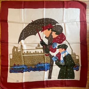 Vintage Liberty of London silk scarf foulard